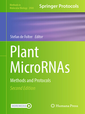 cover image of Plant MicroRNAs